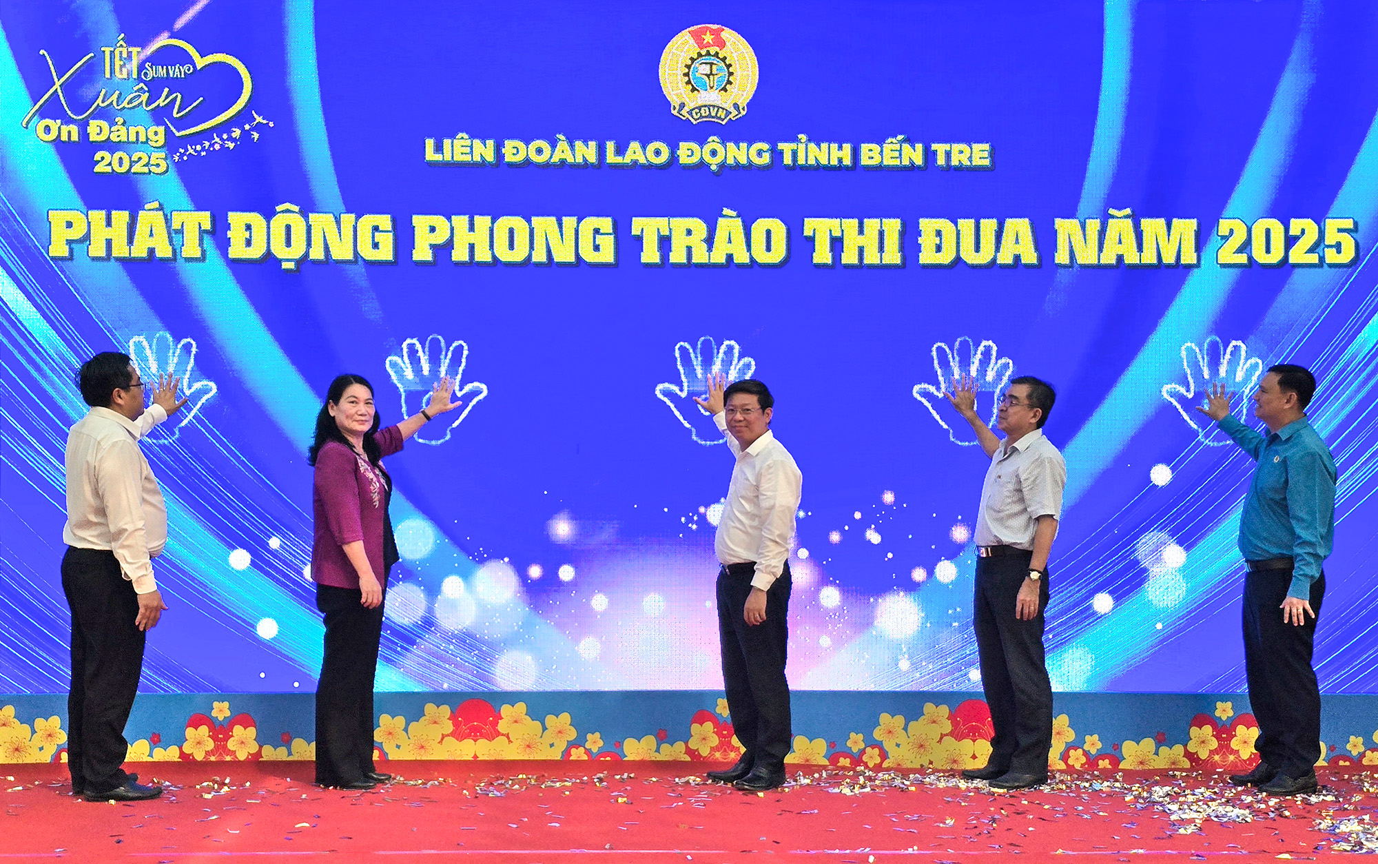 Bến Tre: Ấm lòng công nhân lao động trong Chương trình “Tết sum vầy - Xuân ơn Đảng” năm 2025