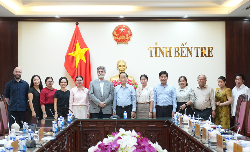 Phó Chủ tịch Thường trực UBND tỉnh Nguyễn Trúc Sơn tiếp, làm việc với Đoàn Quỹ Phát triển Nông nghiệp Quốc tế (IFAD)