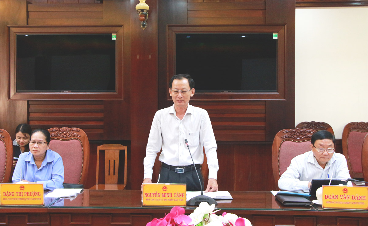 Quỹ Cộng đồng phòng tránh thiên tai làm việc tại Bến Tre