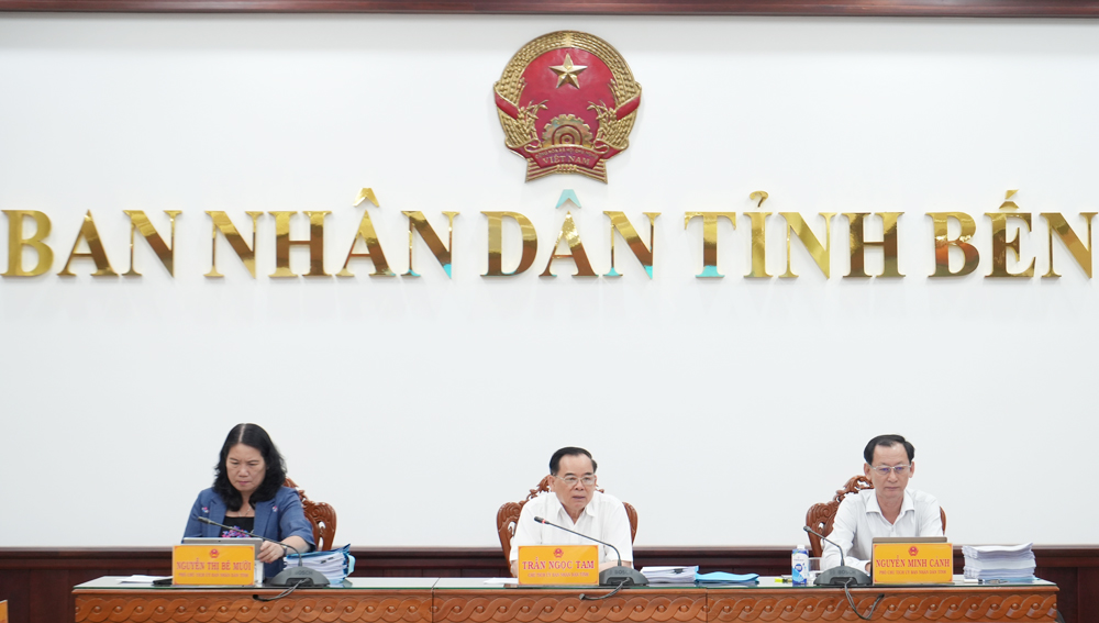 Họp thành viên UBND tỉnh tháng 5/2025 
