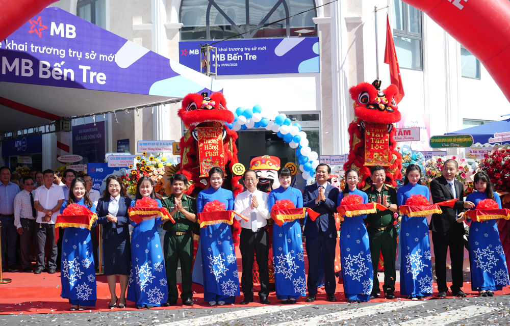 Khai trương trụ sở mới Ngân hàng MB Bến Tre