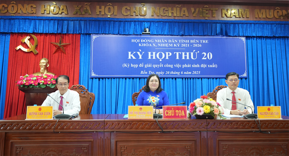 Kỳ họp thứ 20 HĐND tỉnh khóa X - Kỳ họp giải quyết công việc phát sinh đột xuất
